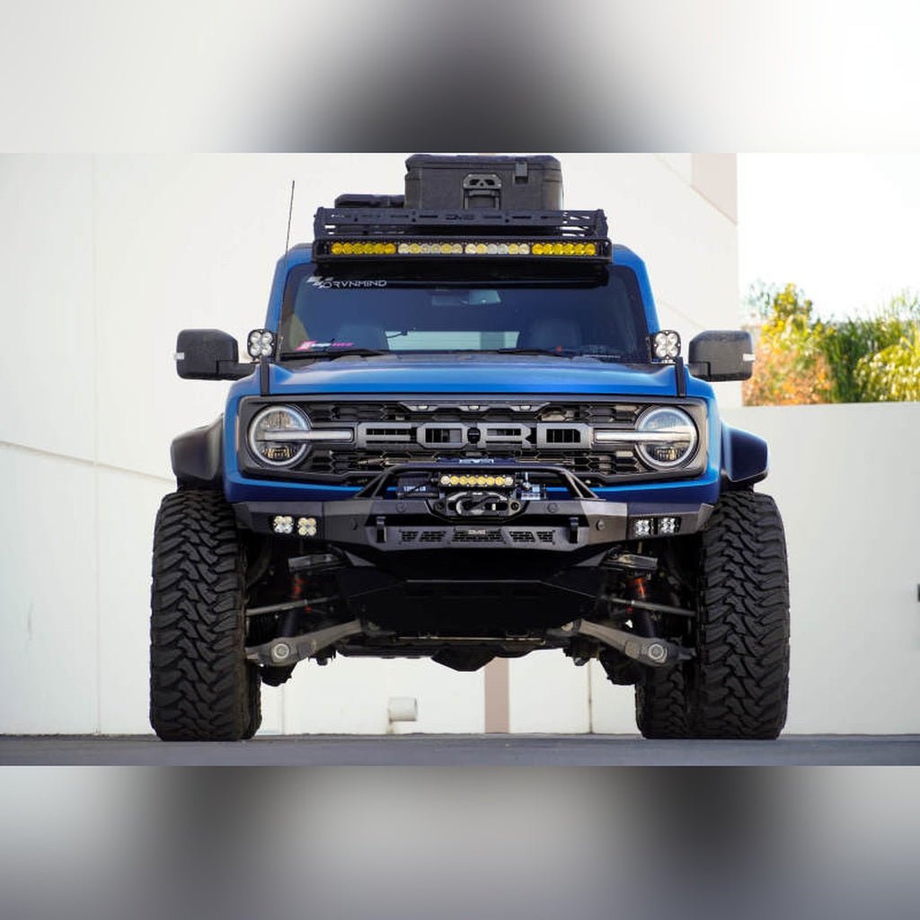 DV8 Offroad Spec Series Front Bumper | 2021 - 2026 Ford Bronco - Stateside Performance - Bumpers - Steel - DV8 Offroad - DV8 Offroad Spec Series Front Bumper | 2021 - 2026 Ford Bronco