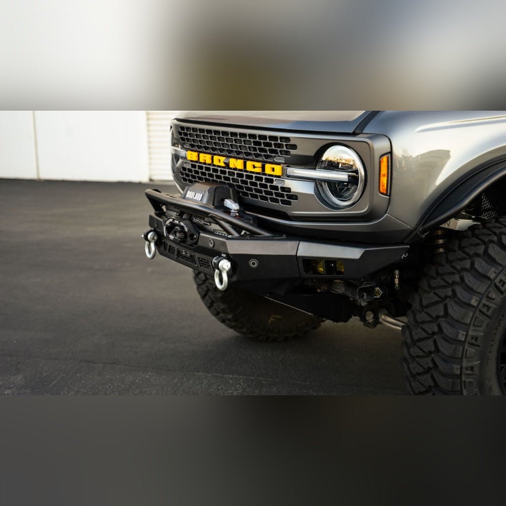 DV8 Offroad Spec Series Front Bumper | 2021 - 2026 Ford Bronco - Stateside Performance - Bumpers - Steel - DV8 Offroad - DV8 Offroad Spec Series Front Bumper | 2021 - 2026 Ford Bronco