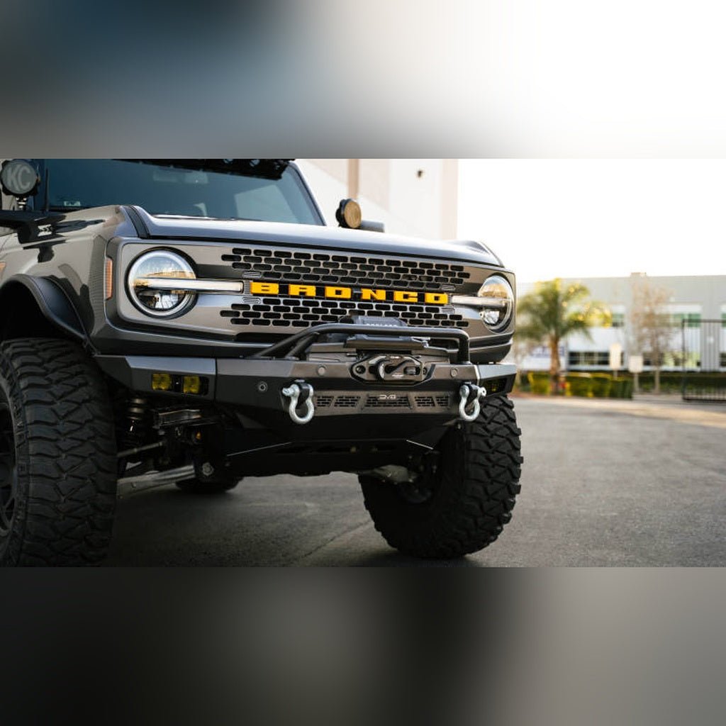 DV8 Offroad Spec Series Front Bumper | 2021 - 2026 Ford Bronco - Stateside Performance - Bumpers - Steel - DV8 Offroad - DV8 Offroad Spec Series Front Bumper | 2021 - 2026 Ford Bronco