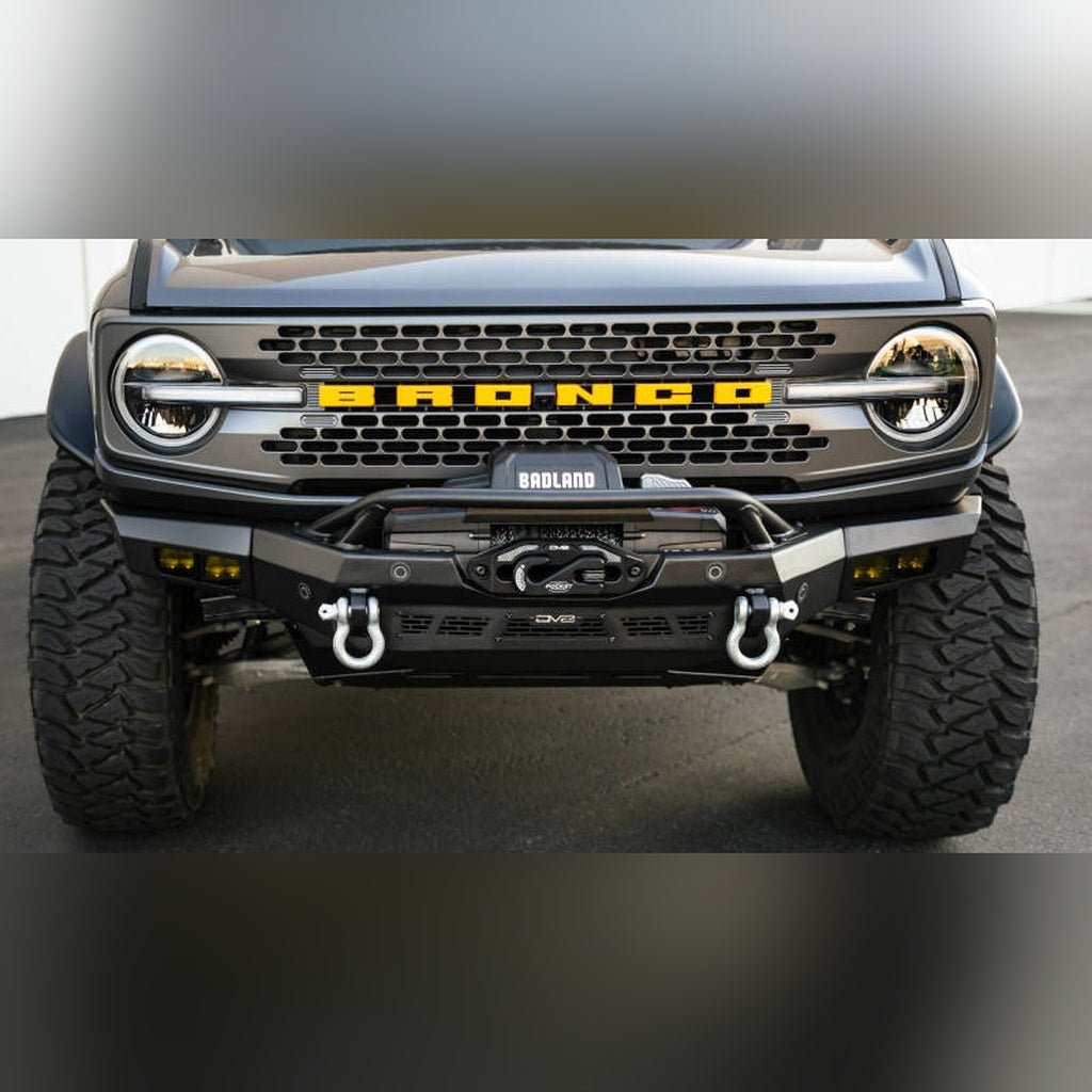 DV8 Offroad Spec Series Front Bumper | 2021 - 2026 Ford Bronco - Stateside Performance - Bumpers - Steel - DV8 Offroad - DV8 Offroad Spec Series Front Bumper | 2021 - 2026 Ford Bronco