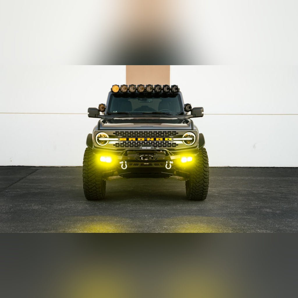 DV8 Offroad Spec Series Front Bumper | 2021 - 2026 Ford Bronco - Stateside Performance - Bumpers - Steel - DV8 Offroad - DV8 Offroad Spec Series Front Bumper | 2021 - 2026 Ford Bronco