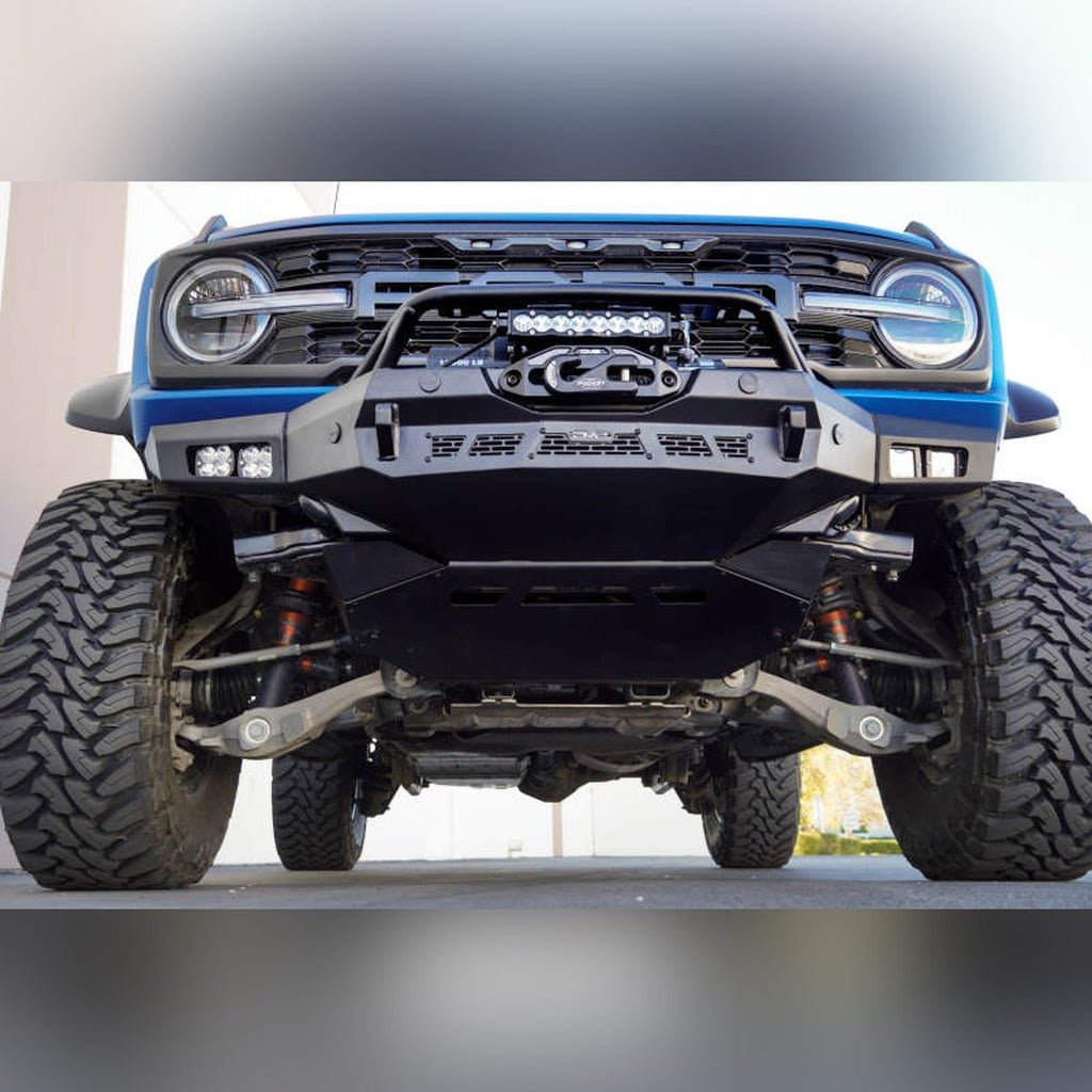 DV8 Offroad Spec Series Front Bumper | 2021 - 2026 Ford Bronco - Stateside Performance - Bumpers - Steel - DV8 Offroad - DV8 Offroad Spec Series Front Bumper | 2021 - 2026 Ford Bronco