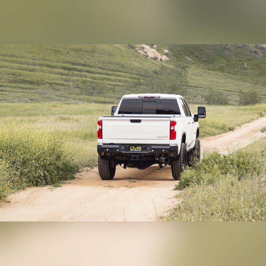DV8 Offroad Spec Series Rear Bumper | 2020 - 2023 Chevy Silverado 2500HD - Stateside Performance - Bumpers - Steel - DV8 Offroad - DV8 Offroad Spec Series Rear Bumper | 2020 - 2023 Chevy Silverado 2500HD