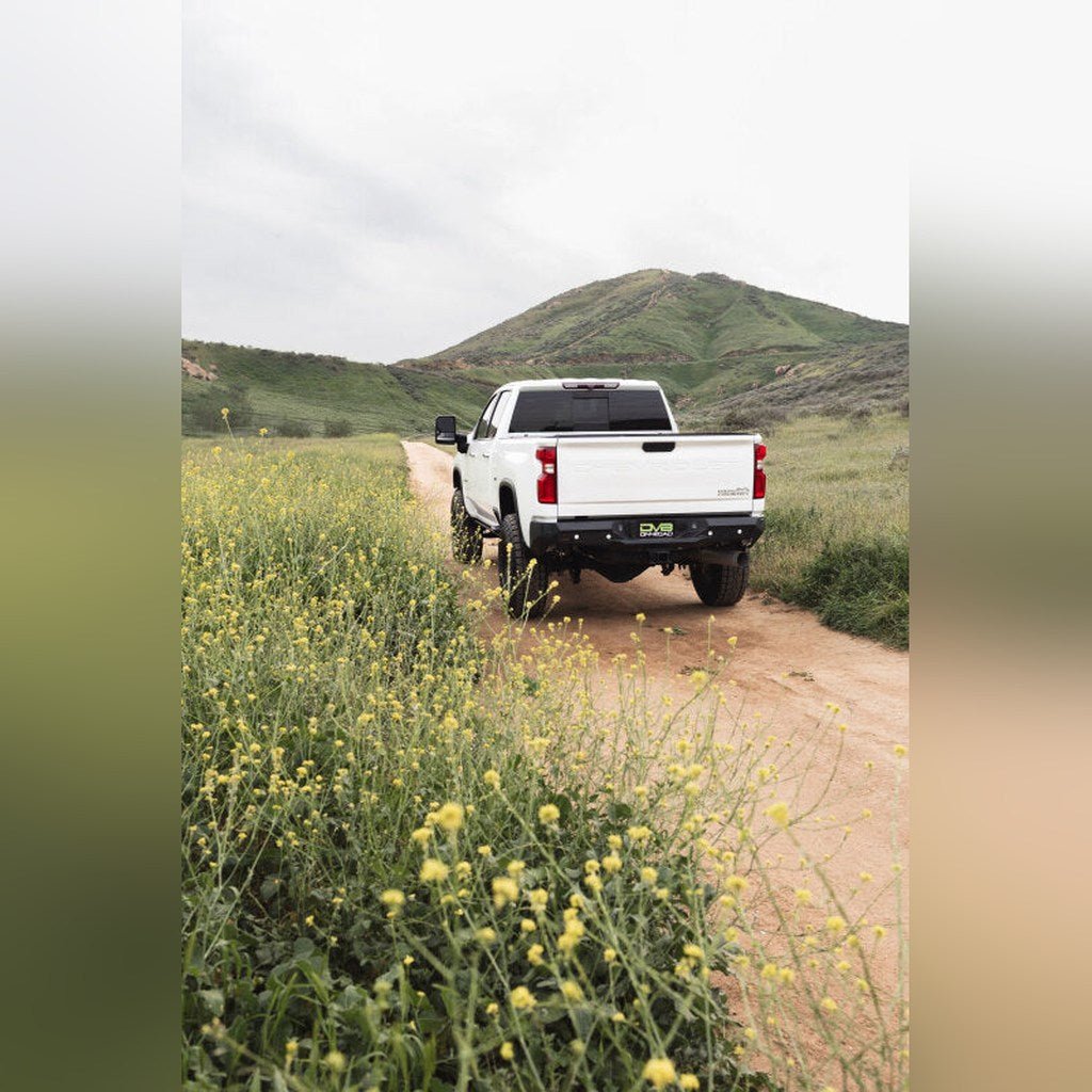 DV8 Offroad Spec Series Rear Bumper | 2020 - 2023 Chevy Silverado 2500HD - Stateside Performance - Bumpers - Steel - DV8 Offroad - DV8 Offroad Spec Series Rear Bumper | 2020 - 2023 Chevy Silverado 2500HD