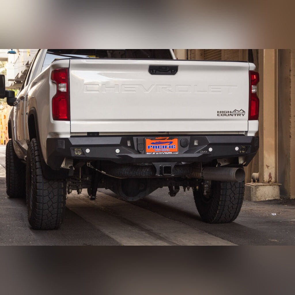 DV8 Offroad Spec Series Rear Bumper | 2020-2023 GMC Sierra 3500HD - Stateside Performance - Bumpers - Steel - DV8 Offroad - DV8 Offroad Spec Series Rear Bumper | 2020-2023 GMC Sierra 3500HD