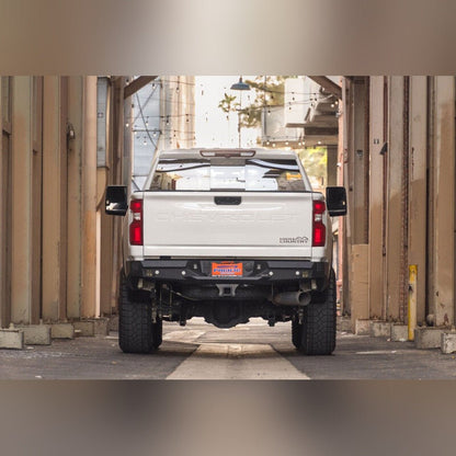 DV8 Offroad Spec Series Rear Bumper | 2020-2023 GMC Sierra 3500HD - Stateside Performance - Bumpers - Steel - DV8 Offroad - DV8 Offroad Spec Series Rear Bumper | 2020-2023 GMC Sierra 3500HD