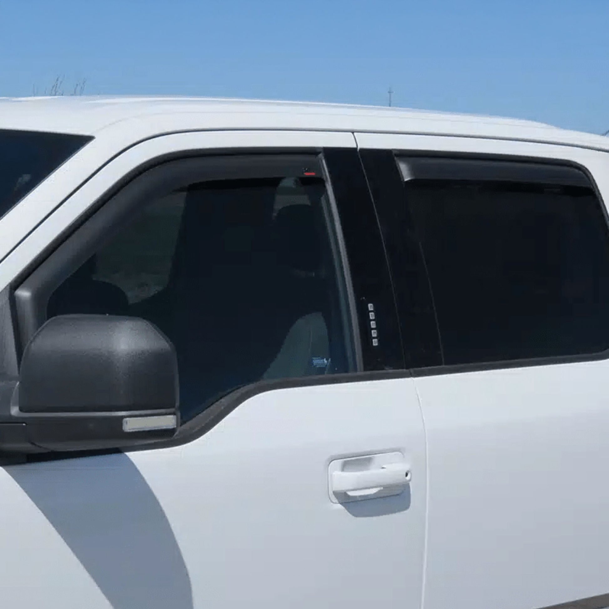 EGR Crew Cab In - Channel Window Visors - Set of 4 - Matte | 2015 - 2020 Ford F150 - Stateside Performance - Window Visors - EGR - EGR Crew Cab In - Channel Window Visors - Set of 4 - Matte | 2015 - 2020 Ford F150