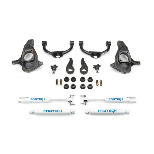 Fabtech Ultimate System 4 in Suspension Lift Kit w/ Performance Shocks | 2015-2019 Chevy Silverado 2500HD - Stateside Performance - Lift Kits - Fabtech - Fabtech Ultimate System 4 in Suspension Lift Kit w/ Performance Shocks | 2015-2019 Chevy Silverado 2500HD