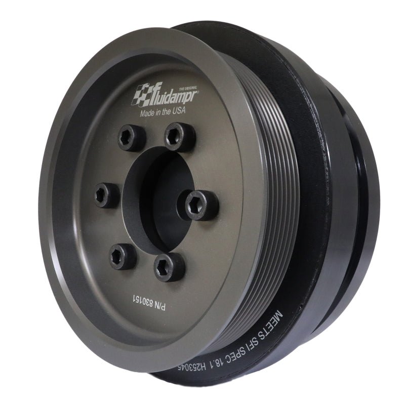 Fluidampr Steel Externally Balanced Harmonic Damper - 6.6L Duramax | 2020-2026 GMC Sierra 2500HD - Stateside Performance - Crankshaft Dampers - Fluidampr - Fluidampr Steel Externally Balanced Harmonic Damper - 6.6L Duramax | 2020-2026 GMC Sierra 2500HD