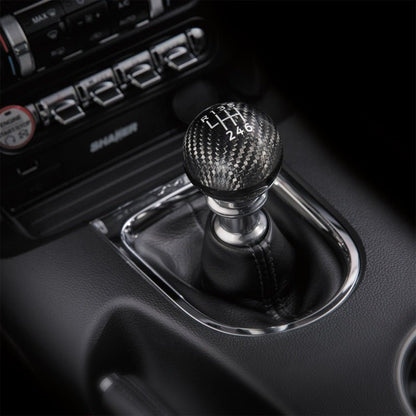 Ford Racing Carbon Fiber 6 - Speed Shift Knob | 2015 - 2017 Ford Mustang - Stateside Performance - Shift Knobs - Ford Racing - Ford Racing Carbon Fiber 6 - Speed Shift Knob | 2015 - 2017 Ford Mustang