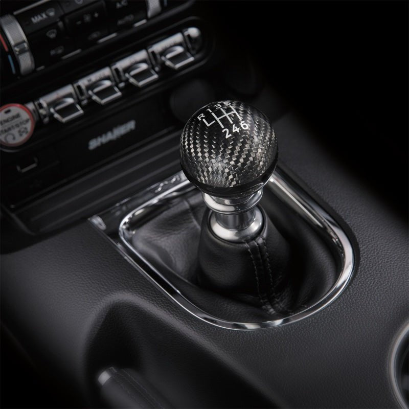 Ford Racing Carbon Fiber 6-Speed Shift Knob | 2018-2023 Ford Mustang - Stateside Performance - Shift Knobs - Ford Racing - Ford Racing Carbon Fiber 6-Speed Shift Knob | 2018-2023 Ford Mustang