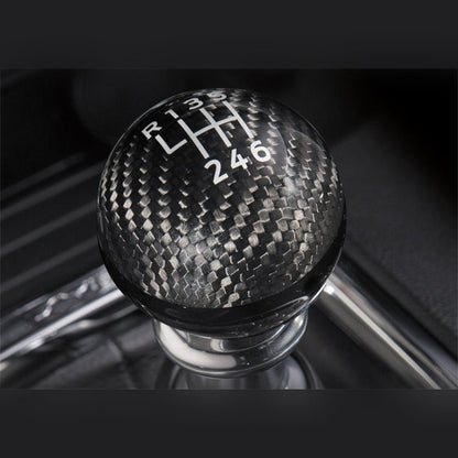 Ford Racing Carbon Fiber 6-Speed Shift Knob | 2018-2023 Ford Mustang - Stateside Performance - Shift Knobs - Ford Racing - Ford Racing Carbon Fiber 6-Speed Shift Knob | 2018-2023 Ford Mustang