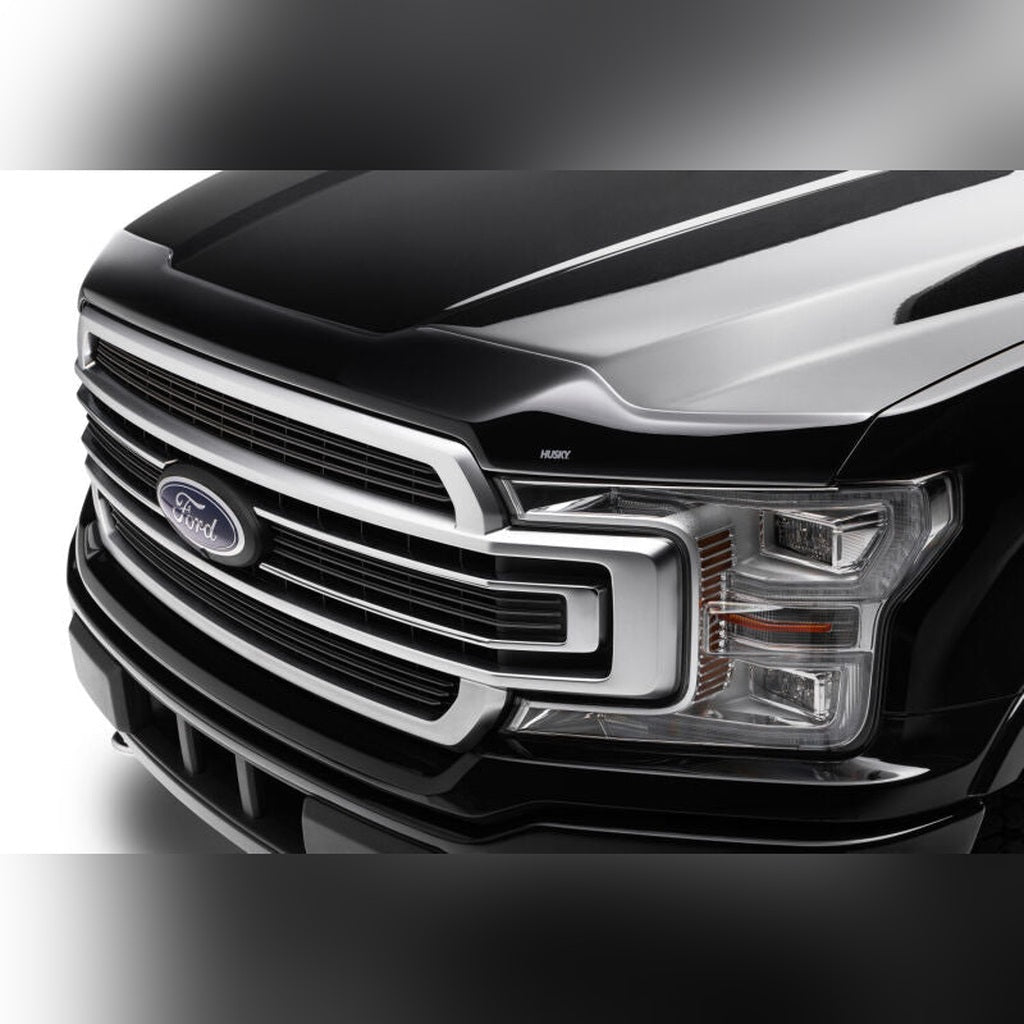 Husky Liners Aeroskin Hood Protector - Smoke | 2015-2020 Ford F150 - Stateside Performance - Hood Deflectors - Husky Liners - Husky Liners Aeroskin Hood Protector - Smoke | 2015-2020 Ford F150