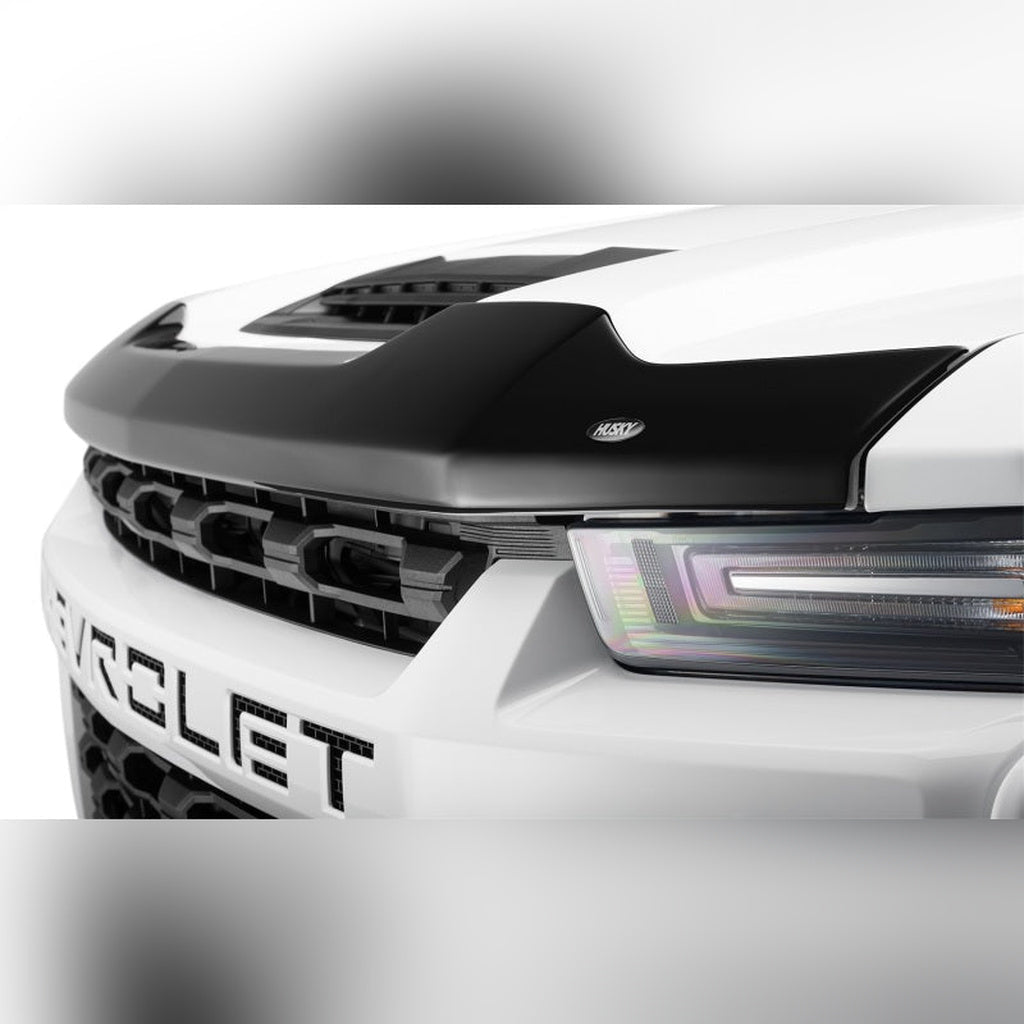 Husky Liners Aeroskin Hood Protector - Smoke | 2020 - 2026 Chevy Silverado 2500HD - Stateside Performance - Hood Deflectors - Husky Liners - Husky Liners Aeroskin Hood Protector - Smoke | 2020 - 2026 Chevy Silverado 2500HD