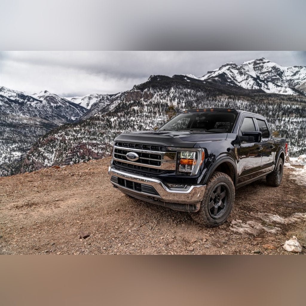 Husky Liners Aeroskin II Bug Shield - Textured Black | 2021-2026 Ford F150 - Stateside Performance - Hood Deflectors - Husky Liners - Husky Liners Aeroskin II Bug Shield - Textured Black | 2021-2026 Ford F150