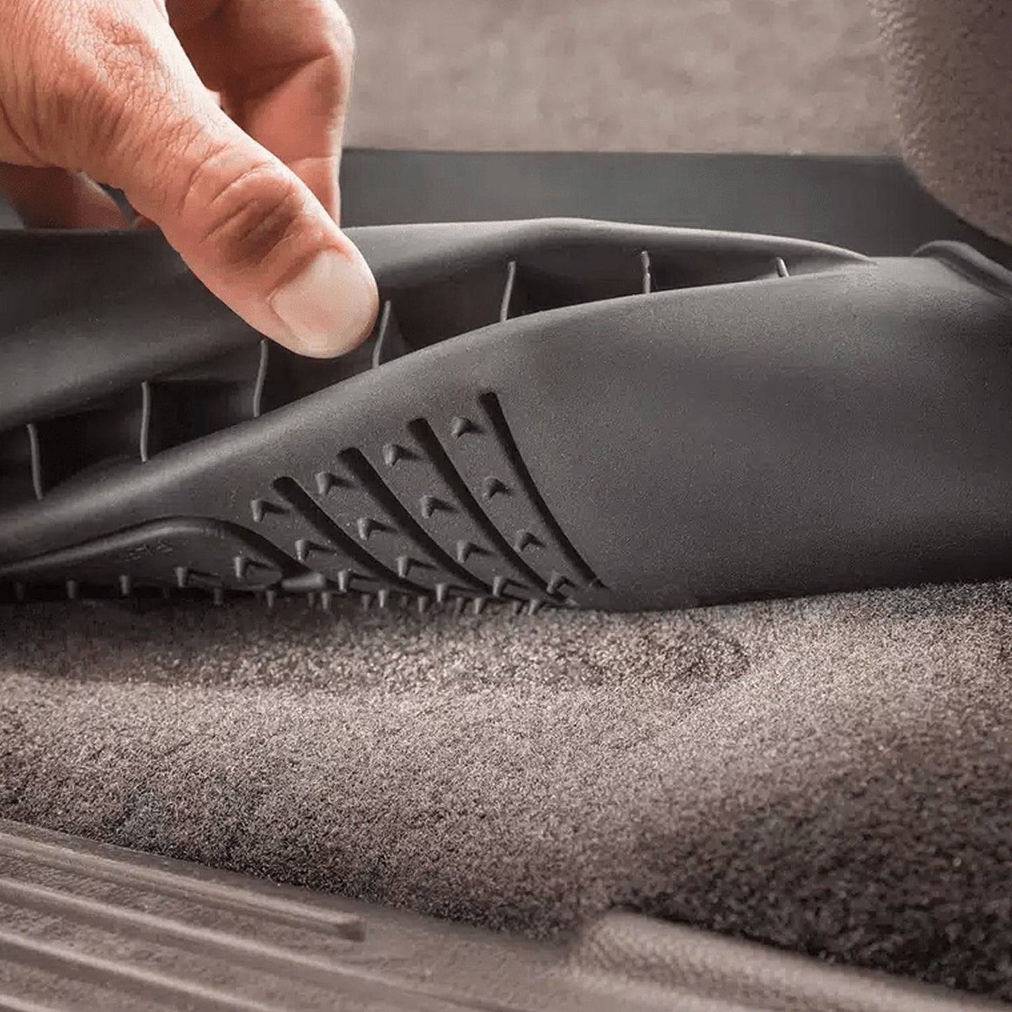 Husky Liners Cab X - Act Contour Front & 2nd Row Seat Floor Liners - Black | 2021 - 2025 Ford F150 - Stateside Performance - Floor Mats/Liners - Husky Liners - Husky Liners Cab X - Act Contour Front & 2nd Row Seat Floor Liners - Black | 2021 - 2025 Ford F150
