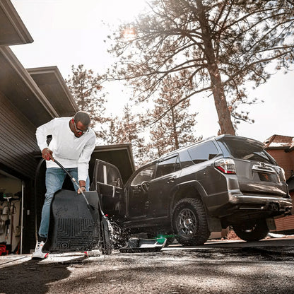 Husky Liners Cab X - Act Contour Front & 2nd Row Seat Floor Liners - Black | 2021 - 2025 Ford F150 - Stateside Performance - Floor Mats/Liners - Husky Liners - Husky Liners Cab X - Act Contour Front & 2nd Row Seat Floor Liners - Black | 2021 - 2025 Ford F150
