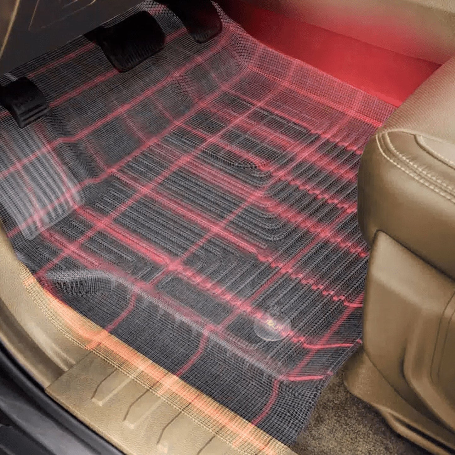 Husky Liners Cab X - Act Contour Front & 2nd Row Seat Floor Liners - Black | 2021 - 2025 Ford F150 - Stateside Performance - Floor Mats/Liners - Husky Liners - Husky Liners Cab X - Act Contour Front & 2nd Row Seat Floor Liners - Black | 2021 - 2025 Ford F150