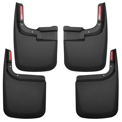 Husky Liners Custom-Molded Front and Rear Mud Guards | 2017-2022 Ford F350 Super Duty - Stateside Performance - Mud Flaps - Husky Liners - Husky Liners Custom-Molded Front and Rear Mud Guards | 2017-2022 Ford F350 Super Duty