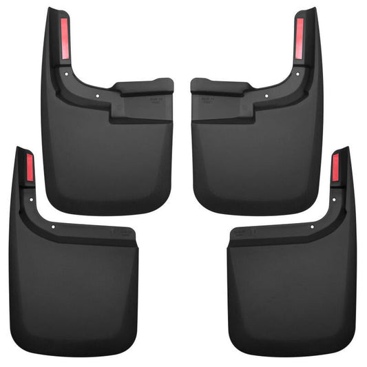 Husky Liners Custom-Molded Front and Rear Mud Guards | 2017-2022 Ford F350 Super Duty - Stateside Performance - Mud Flaps - Husky Liners - Husky Liners Custom-Molded Front and Rear Mud Guards | 2017-2022 Ford F350 Super Duty