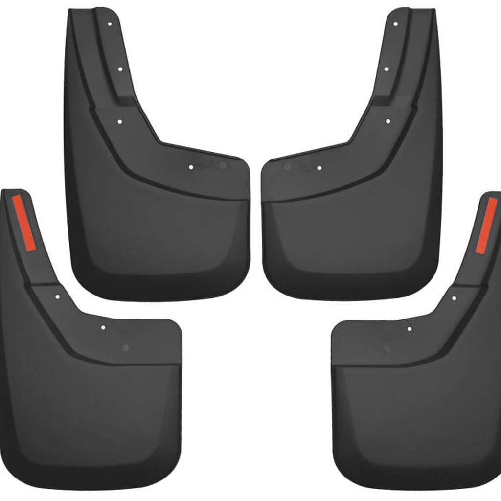 Husky Liners Front and Rear Mud Guards - Black | 2014 - 2018 Chevy Silverado 1500 - Stateside Performance - Mud Flaps - Husky Liners - Husky Liners Front and Rear Mud Guards - Black | 2014 - 2018 Chevy Silverado 1500