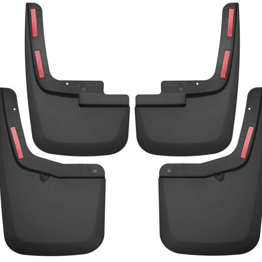 Husky Liners Front and Rear Mud Guards - Black | 2015-2020 Ford F150 - Stateside Performance - Mud Flaps - Husky Liners - Husky Liners Front and Rear Mud Guards - Black | 2015-2020 Ford F150