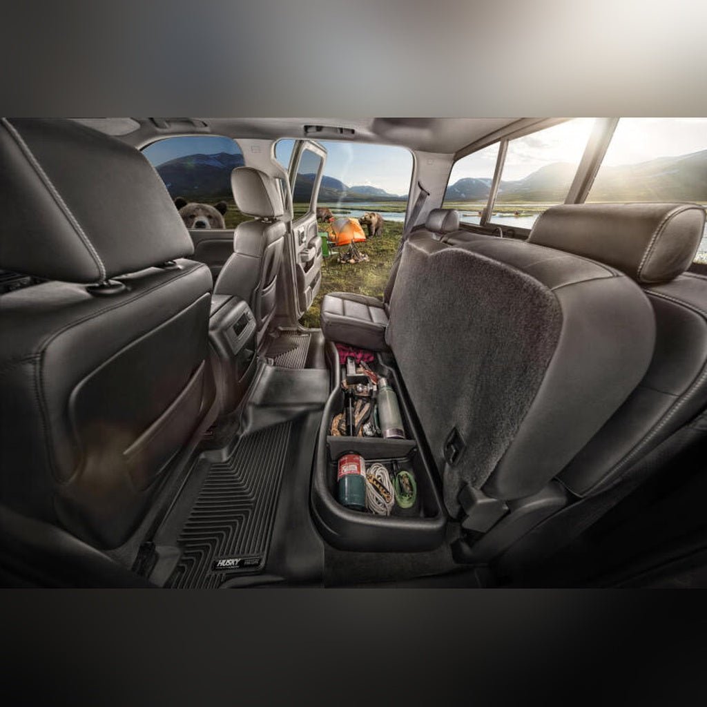 Husky Liners GearBox Extended Cab Under Seat Storage Box | 2014-2018 Chevy Silverado 1500 - Stateside Performance - Tool Storage - Husky Liners - Husky Liners GearBox Extended Cab Under Seat Storage Box | 2014-2018 Chevy Silverado 1500
