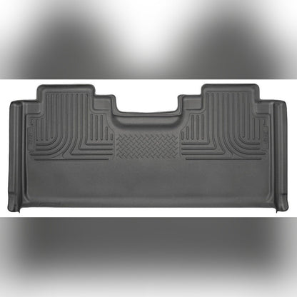 Husky Liners WeatherBeater 2nd Row Floor Liner - SuperCab, Black | 2017-2022 Ford F350 Super Duty - Stateside Performance - Floor Mats - Rubber - Husky Liners - Husky Liners WeatherBeater 2nd Row Floor Liner - SuperCab, Black | 2017-2022 Ford F350 Super Duty