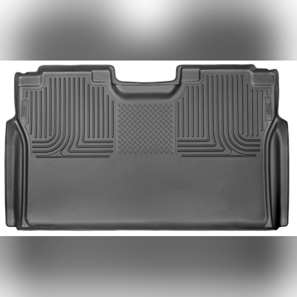 Husky Liners WeatherBeater 2nd Row Floor Liner - SuperCrew Cab, Black | 2017-2020 Ford F150 Raptor - Stateside Performance - Floor Mats - Rubber - Husky Liners - Husky Liners WeatherBeater 2nd Row Floor Liner - SuperCrew Cab, Black | 2017-2020 Ford F150 Raptor