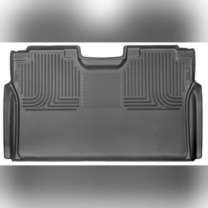 Husky Liners WeatherBeater 2nd Row Floor Liner - SuperCrew Cab, Black | 2017-2020 Ford F150 Raptor - Stateside Performance - Floor Mats - Rubber - Husky Liners - Husky Liners WeatherBeater 2nd Row Floor Liner - SuperCrew Cab, Black | 2017-2020 Ford F150 Raptor