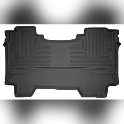 Husky Liners WeatherBeater 2nd Row Floor Liners - Black, Crew Cab w/o Factory Storage Box | 2021-2024 Ram 1500 TRX - Stateside Performance - Floor Mats - Rubber - Husky Liners - Husky Liners WeatherBeater 2nd Row Floor Liners - Black, Crew Cab w/o Factory Storage Box | 2021-2024 Ram 1500 TRX