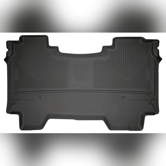 Husky Liners WeatherBeater 2nd Row Floor Liners - Black, Crew Cab w/o Factory Storage Box | 2021-2024 Ram 1500 TRX - Stateside Performance - Floor Mats - Rubber - Husky Liners - Husky Liners WeatherBeater 2nd Row Floor Liners - Black, Crew Cab w/o Factory Storage Box | 2021-2024 Ram 1500 TRX
