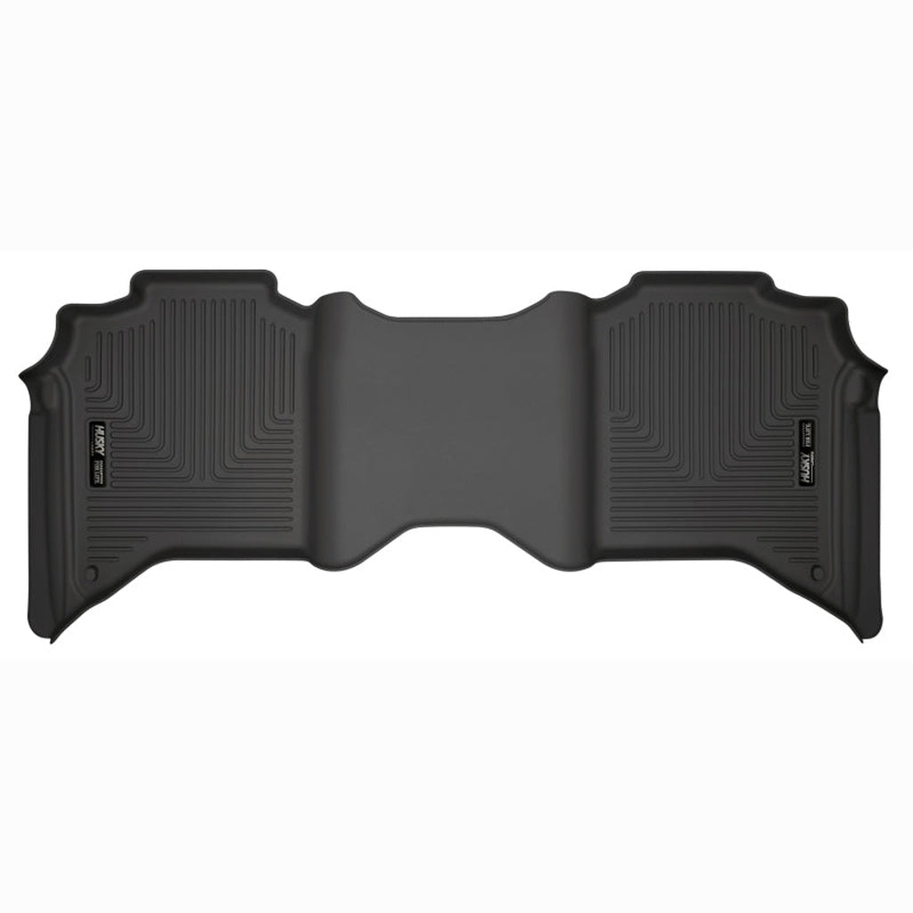 Husky Liners Weatherbeater 2nd Seat Floor Liner - Crew Cab, Black | 2019-2025 Ram 3500 - Stateside Performance - Floor Mats - Rubber - Husky Liners - Husky Liners Weatherbeater 2nd Seat Floor Liner - Crew Cab, Black | 2019-2025 Ram 3500