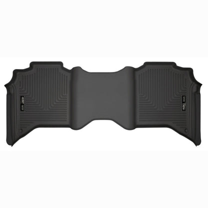 Husky Liners Weatherbeater 2nd Seat Floor Liner - Crew Cab, Black | 2019-2025 Ram 3500 - Stateside Performance - Floor Mats - Rubber - Husky Liners - Husky Liners Weatherbeater 2nd Seat Floor Liner - Crew Cab, Black | 2019-2025 Ram 3500
