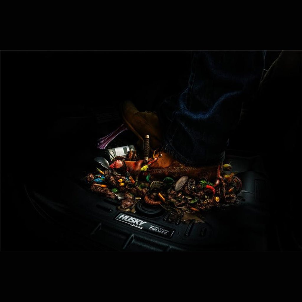 Husky Liners WeatherBeater Floor Liners - Black | 2011-2018 Ram 3500 - Stateside Performance - Floor Mats - Rubber - Husky Liners - Husky Liners WeatherBeater Floor Liners - Black | 2011-2018 Ram 3500