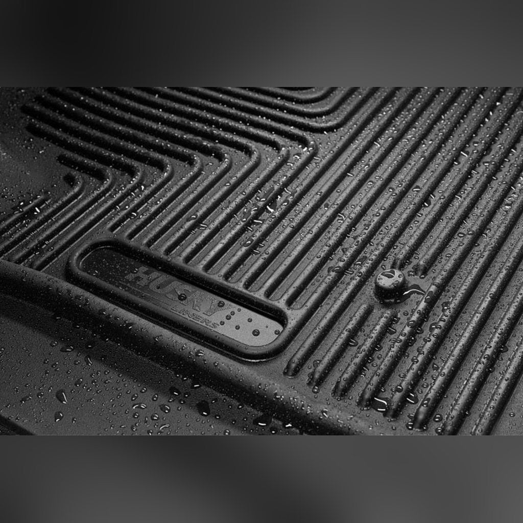 Husky Liners WeatherBeater Front & 2nd Seat Floor Liners - Black | 2020-2026 GMC Sierra 3500HD - Stateside Performance - Floor Mats - Rubber - Husky Liners - Husky Liners WeatherBeater Front & 2nd Seat Floor Liners - Black | 2020-2026 GMC Sierra 3500HD