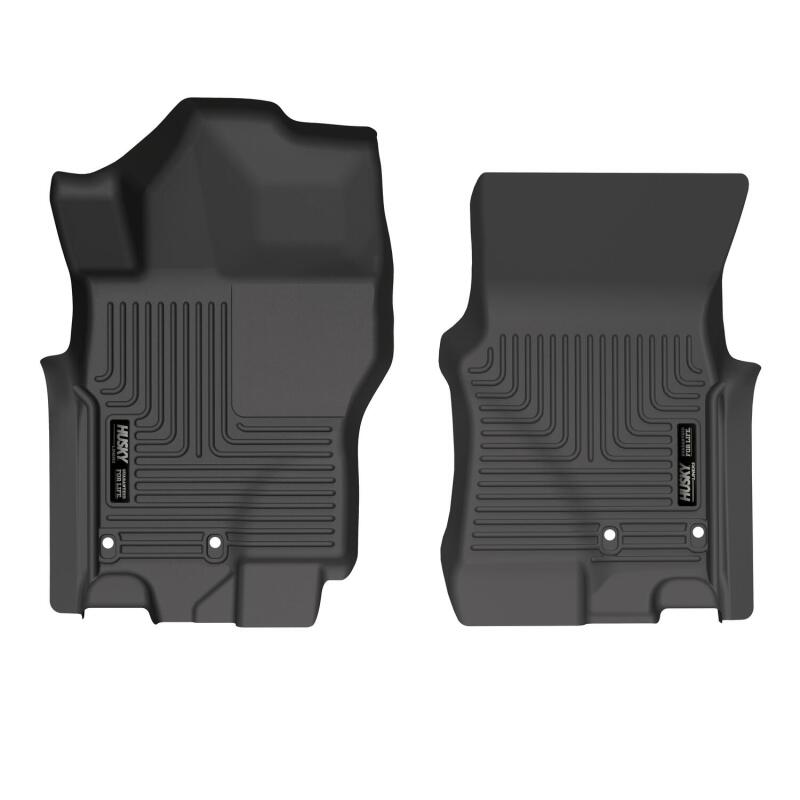Husky Liners WeatherBeater Front Floor Liners - Black | 2023 Ram 1500 TRX - Stateside Performance - Floor Mats - Rubber - Husky Liners - Husky Liners WeatherBeater Front Floor Liners - Black | 2023 Ram 1500 TRX