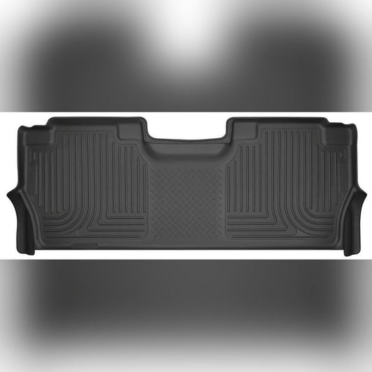 Husky Liners WeatherBeater Rear Floor Liners - Black | 2023-2026 Ford F250 Super Duty - Stateside Performance - Floor Mats - Rubber - Husky Liners - Husky Liners WeatherBeater Rear Floor Liners - Black | 2023-2026 Ford F250 Super Duty
