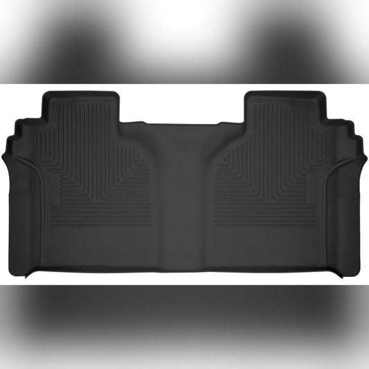 Husky Liners X-Act Contour 2nd Row Floor Liners - Black, Full Coverage, Crew Cab | 2019 Chevy Silverado 2500HD - Stateside Performance - Floor Mats - Rubber - Husky Liners - Husky Liners X-Act Contour 2nd Row Floor Liners - Black, Full Coverage, Crew Cab | 2019 Chevy Silverado 2500HD