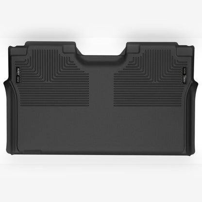 Husky Liners X - Act Contour 2nd Seat Floor Liners - Black | 2015 - 2020 Ford F150 - Stateside Performance - Floor Mats - Rubber - Husky Liners - Husky Liners X - Act Contour 2nd Seat Floor Liners - Black | 2015 - 2020 Ford F150