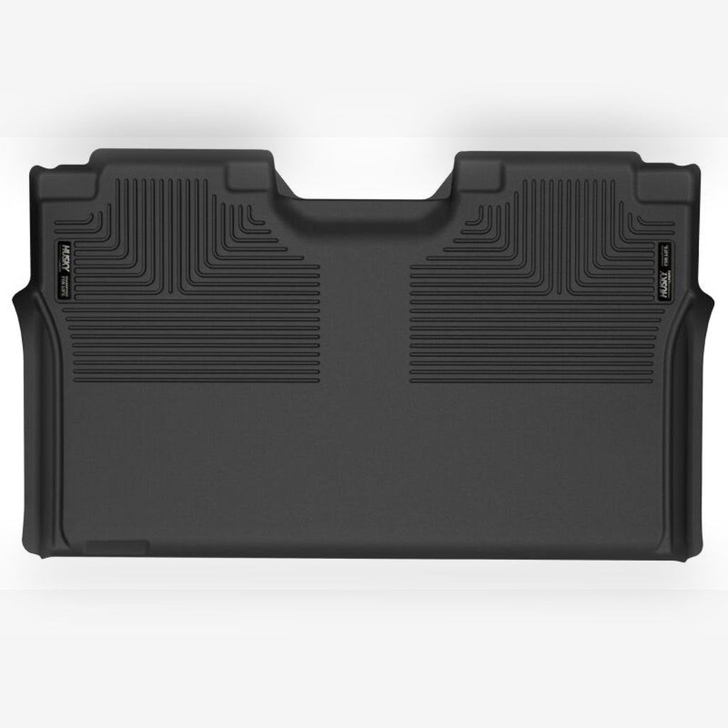 Husky Liners X-Act Contour 2nd Seat Floor Liners - Black | 2021-2025 Ford F150 - Stateside Performance - Floor Mats - Rubber - Husky Liners - Husky Liners X-Act Contour 2nd Seat Floor Liners - Black | 2021-2025 Ford F150