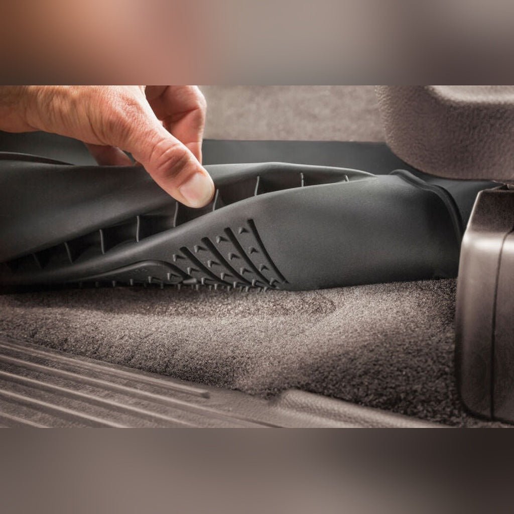 Husky Liners X-Act Contour Front & 2nd Row Floor Liners - Black | 2022-2025 Ford F-150 Lightning - Stateside Performance - Floor Mats - Rubber - Husky Liners - Husky Liners X-Act Contour Front & 2nd Row Floor Liners - Black | 2022-2025 Ford F-150 Lightning