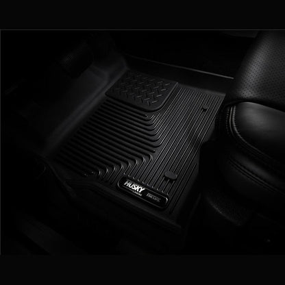 Husky Liners X-Act Contour Front Floor Liners - Black | 2014-2018 Chevy Silverado 1500 - Stateside Performance - Floor Mats - Rubber - Husky Liners - Husky Liners X-Act Contour Front Floor Liners - Black | 2014-2018 Chevy Silverado 1500