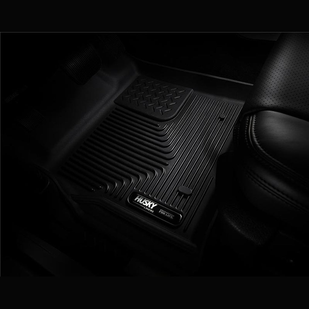 Husky Liners X-Act Contour Front Floor Liners - Black | 2015-2019 GMC Sierra 2500HD - Stateside Performance - Floor Mats - Rubber - Husky Liners - Husky Liners X-Act Contour Front Floor Liners - Black | 2015-2019 GMC Sierra 2500HD