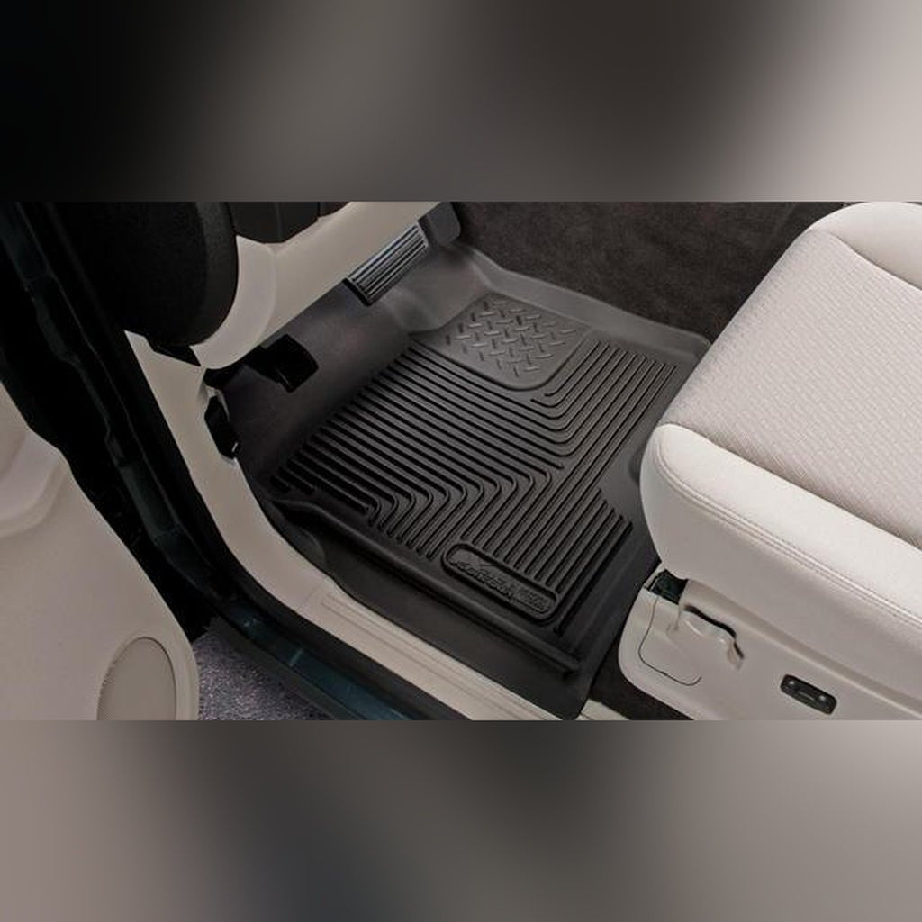 Husky Liners X-Act Contour Front Floor Liners - Black | 2015-2019 GMC Sierra 3500HD - Stateside Performance - Floor Mats - Rubber - Husky Liners - Husky Liners X-Act Contour Front Floor Liners - Black | 2015-2019 GMC Sierra 3500HD