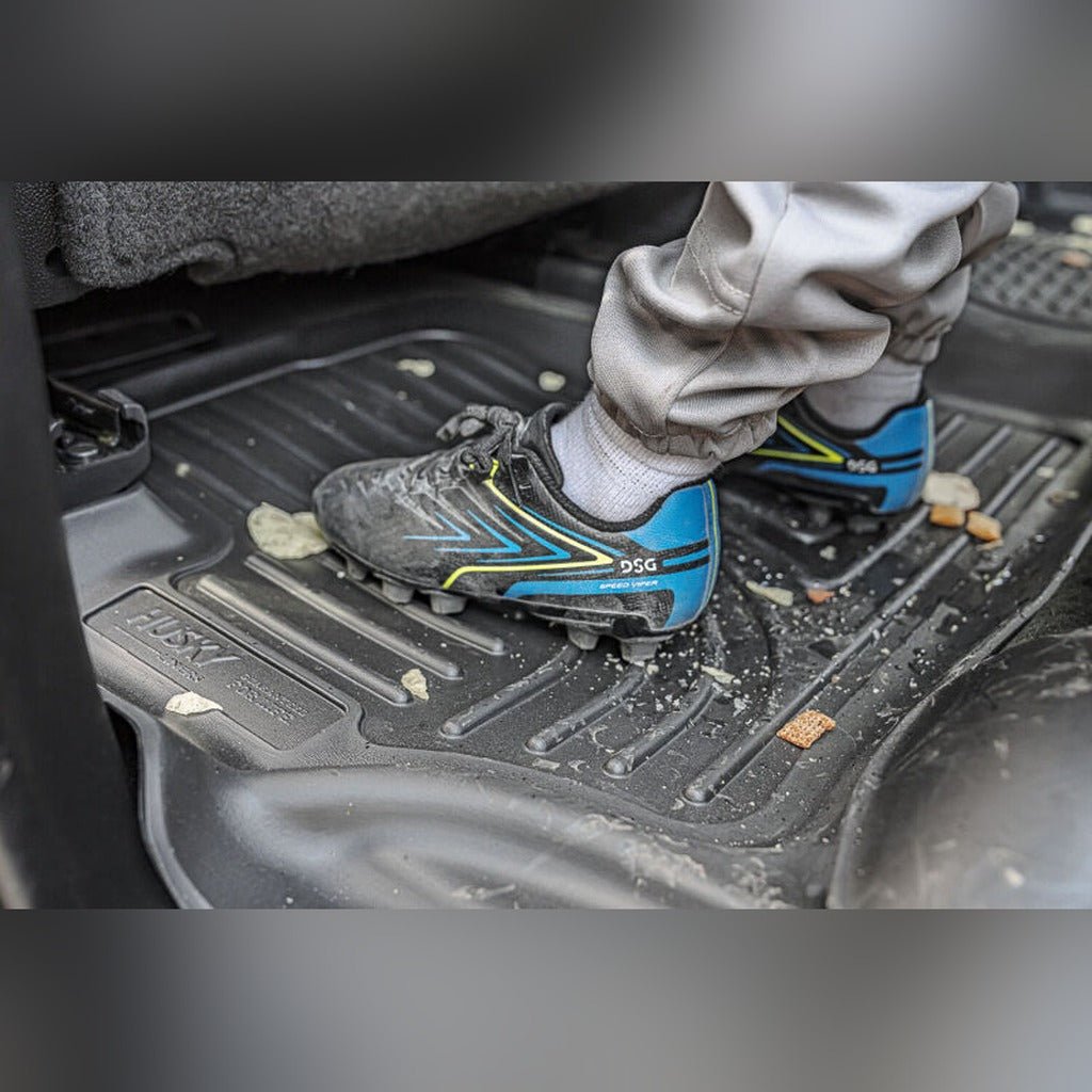 Husky Liners X-Act Contour Front Floor Liners - Black | 2023 Ford F-250 Super Duty - Stateside Performance - Floor Mats - Rubber - Husky Liners - Husky Liners X-Act Contour Front Floor Liners - Black | 2023 Ford F-250 Super Duty