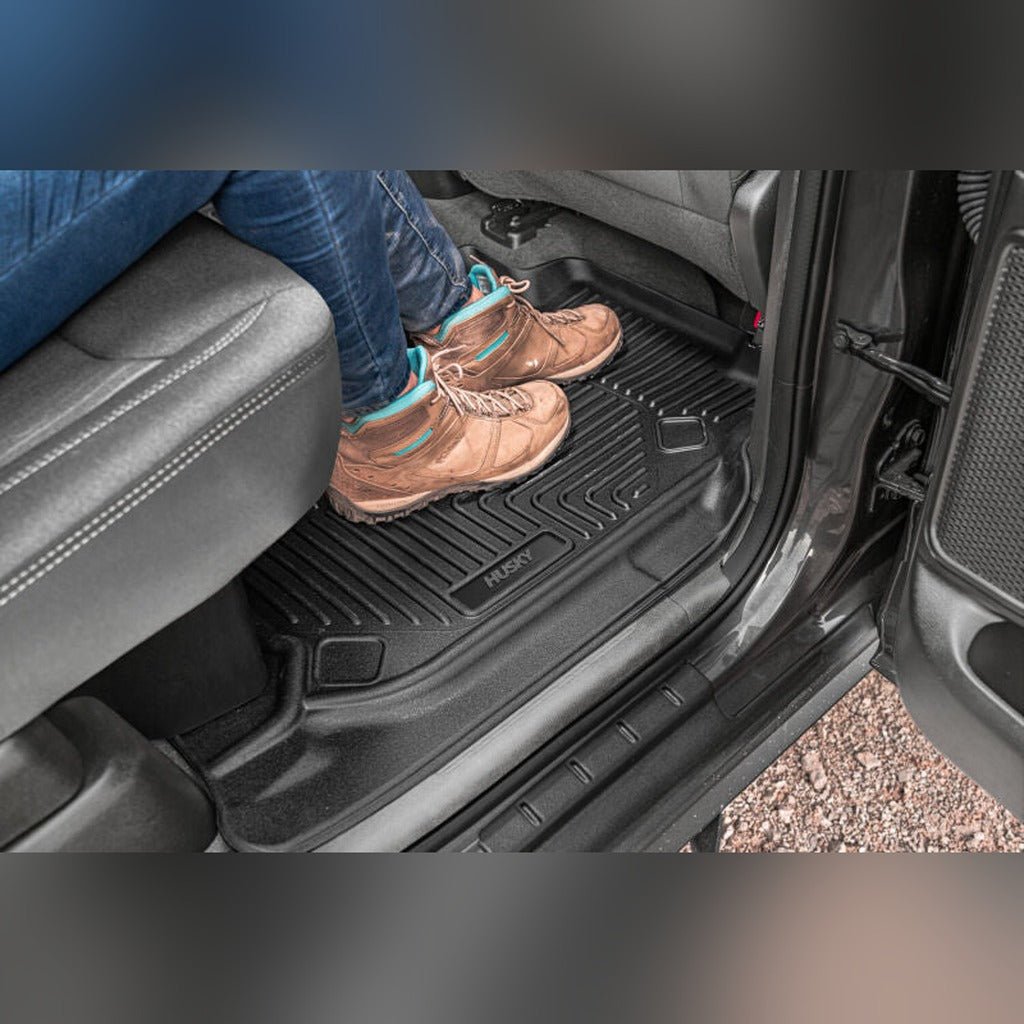 Husky Liners X-Act Contour Front Floor Liners - Black | 2023 Ford Ranger - Stateside Performance - Floor Mats - Rubber - Husky Liners - Husky Liners X-Act Contour Front Floor Liners - Black | 2023 Ford Ranger