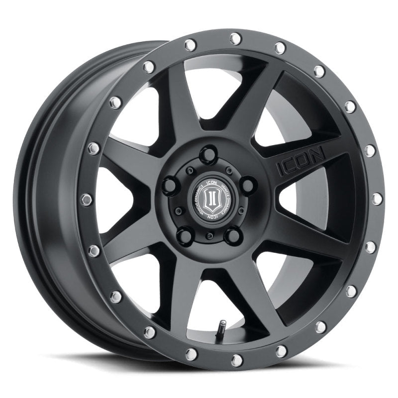 ICON Rebound Cast Wheel - 17x8.5 5x5.5 0mm Offset 4.75in BS Satin Black | 2019-2024 Ram 1500 Classic - Stateside Performance - Wheels - Cast - ICON - ICON Rebound Cast Wheel - 17x8.5 5x5.5 0mm Offset 4.75in BS Satin Black | 2019-2024 Ram 1500 Classic
