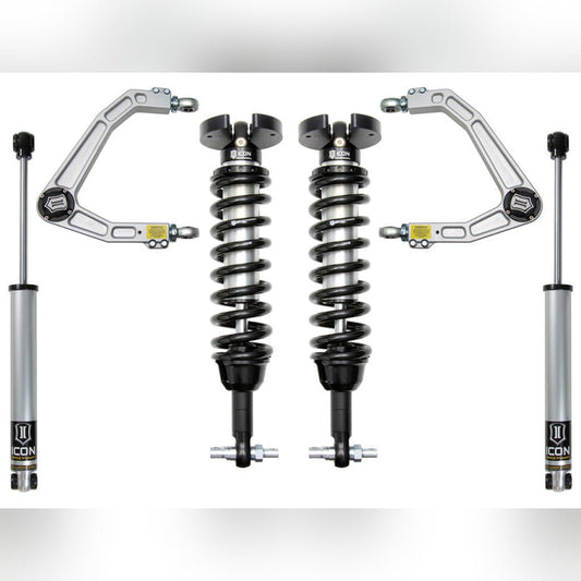 ICON Stage 2 Adjustable Suspension System - 1.5-3.5 in Lift w/ Billet UCA | 2019-2023 Chevy Silverado 1500 - Stateside Performance - Coilovers - ICON - ICON Stage 2 Adjustable Suspension System - 1.5-3.5 in Lift w/ Billet UCA | 2019-2023 Chevy Silverado 1500