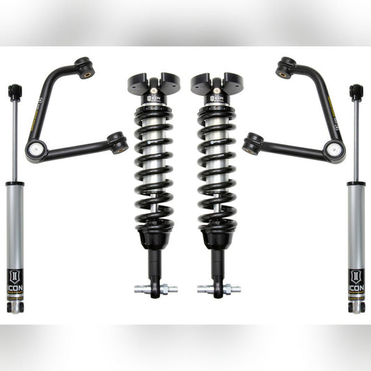 ICON Stage 2 Adjustable Suspension System - 1.5-3.5 in Lift w/ Tubular UCA | 2019-2023 Chevy Silverado 1500 - Stateside Performance - Coilovers - ICON - ICON Stage 2 Adjustable Suspension System - 1.5-3.5 in Lift w/ Tubular UCA | 2019-2023 Chevy Silverado 1500